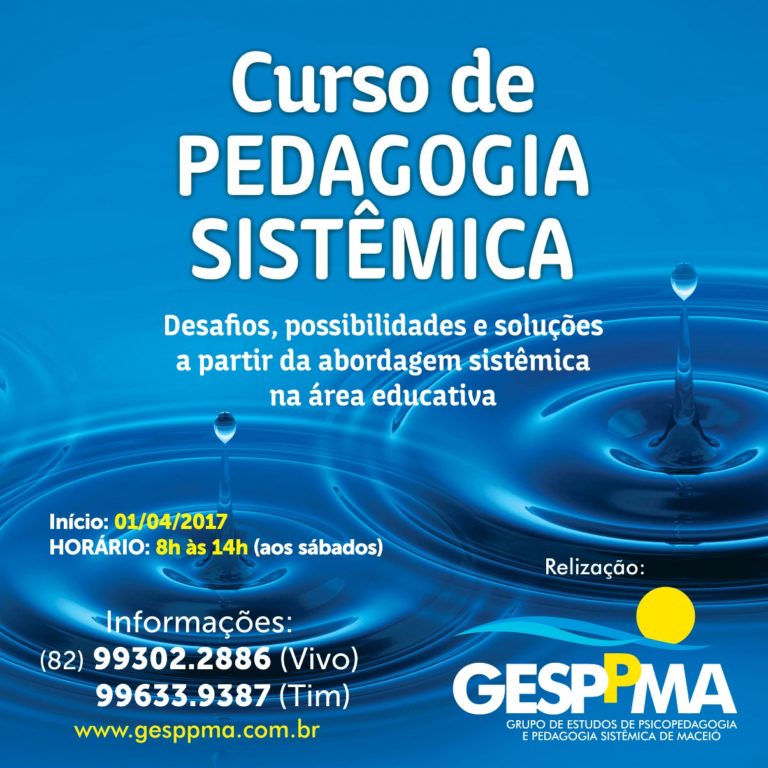CURSO DE PEDAGOGIA SISTÊMICA (2017)
